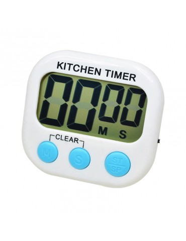 LCD Digital Kitchen Timer Magnetic Count-Down Up Clock Loud Alarm